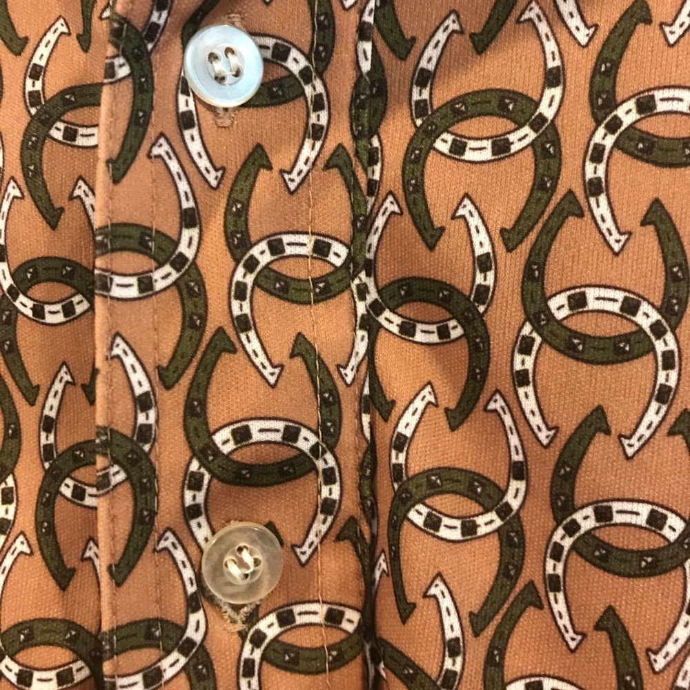 Vintage 60's Horseshoe Good Luck Shirt - Picture 2 of 5